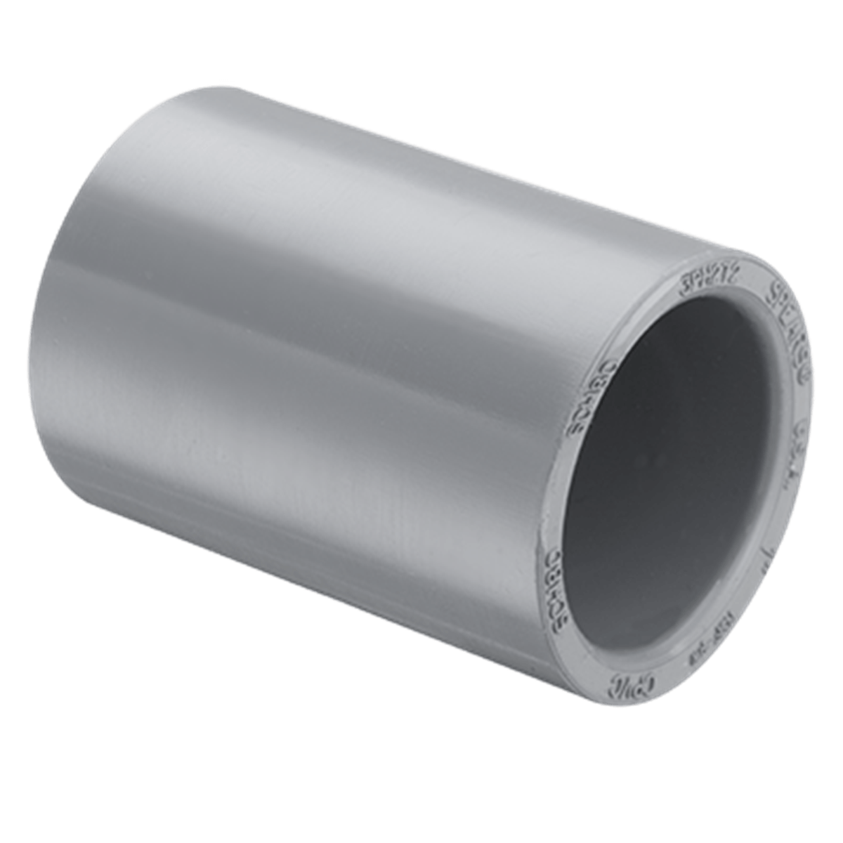 Spears Schedule 80 CPVC Coupling‚ 1-1/2", Slip x Slip, 829-015C