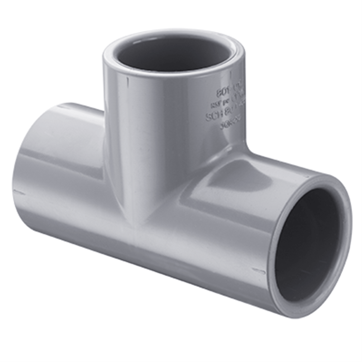 Spears Schedule 80 CPVC Tee‚ 1-1/2", Slip x Slip, 801-015C