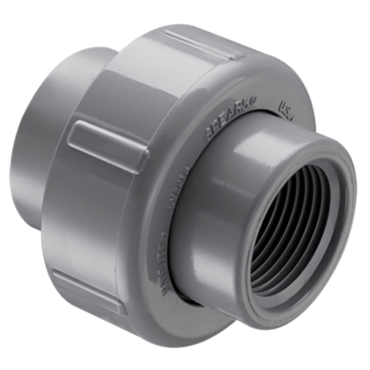 Spears Schedule 80 CPVC Union - EPDM‚ 1-1/2", Slip x Slip, 8097-015C