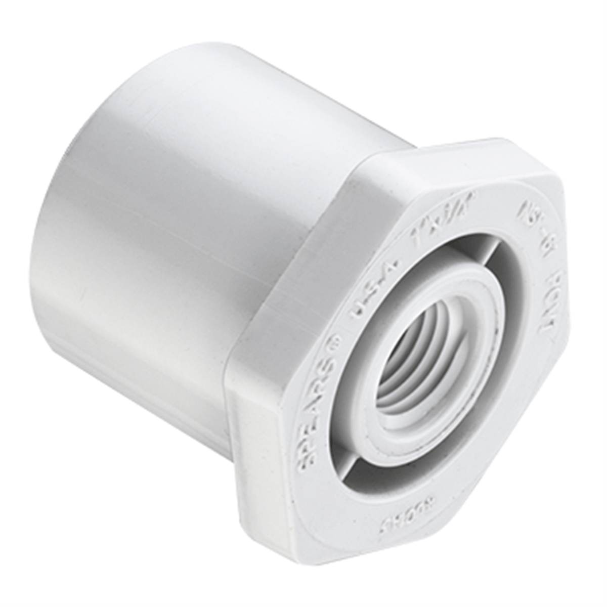 Spears Schedule 40 Bushing‚ 1X1/2, Spigot x FIPT, 438-130
