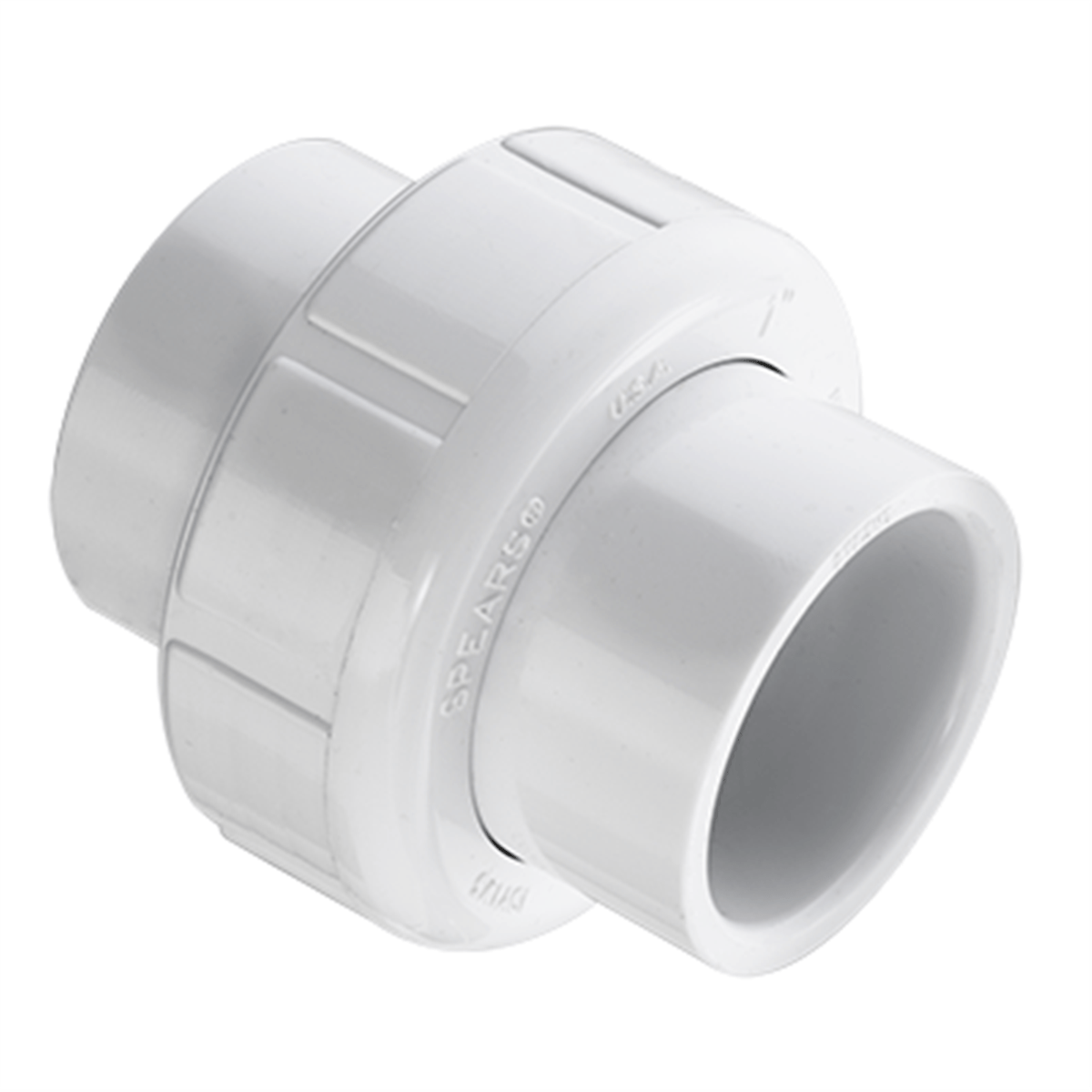 Spears Schedule 40 Union - Buna‚ 1-1/2", Slip x Slip, 457-015