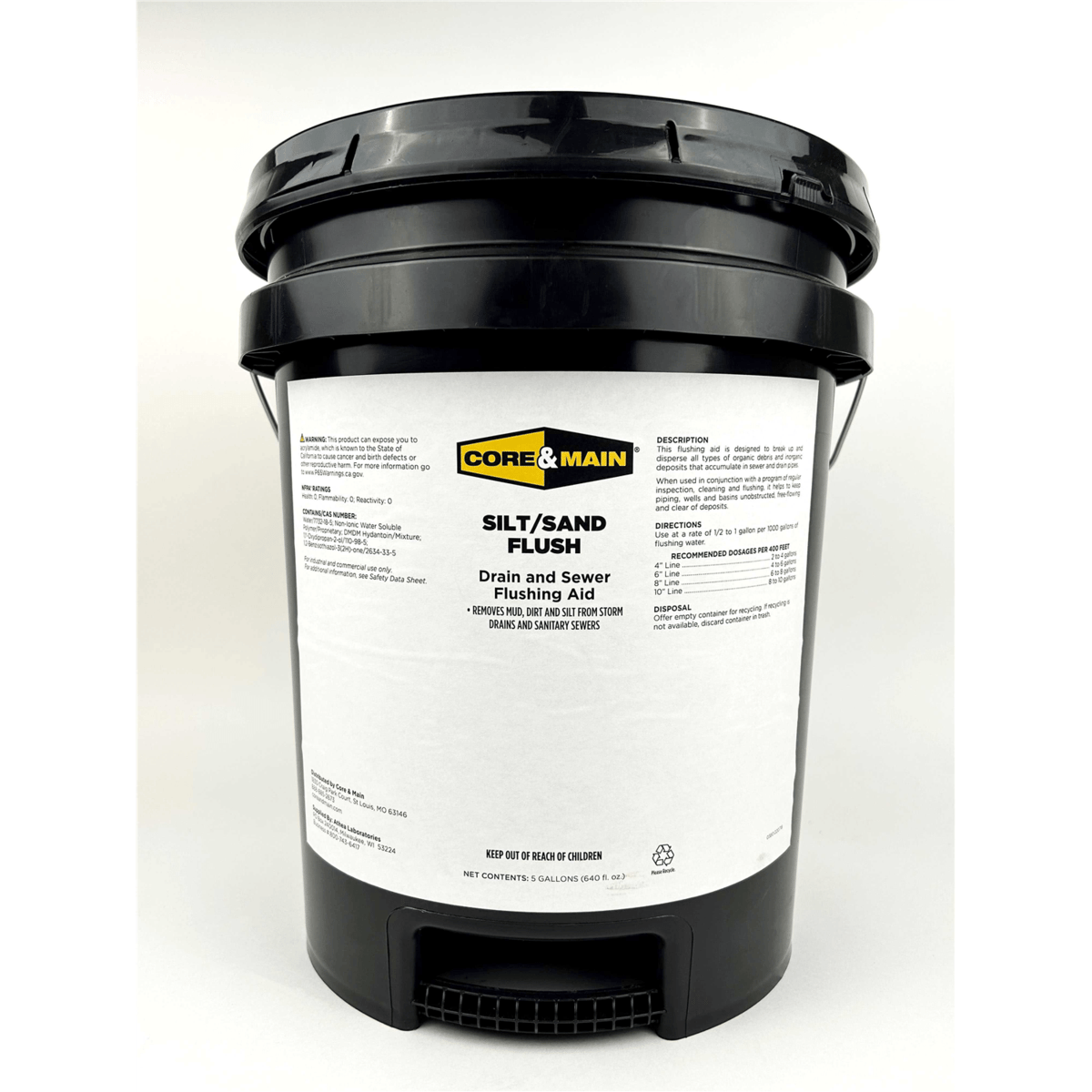 Core & Main Silt/Sand Flush, 5 Gallon