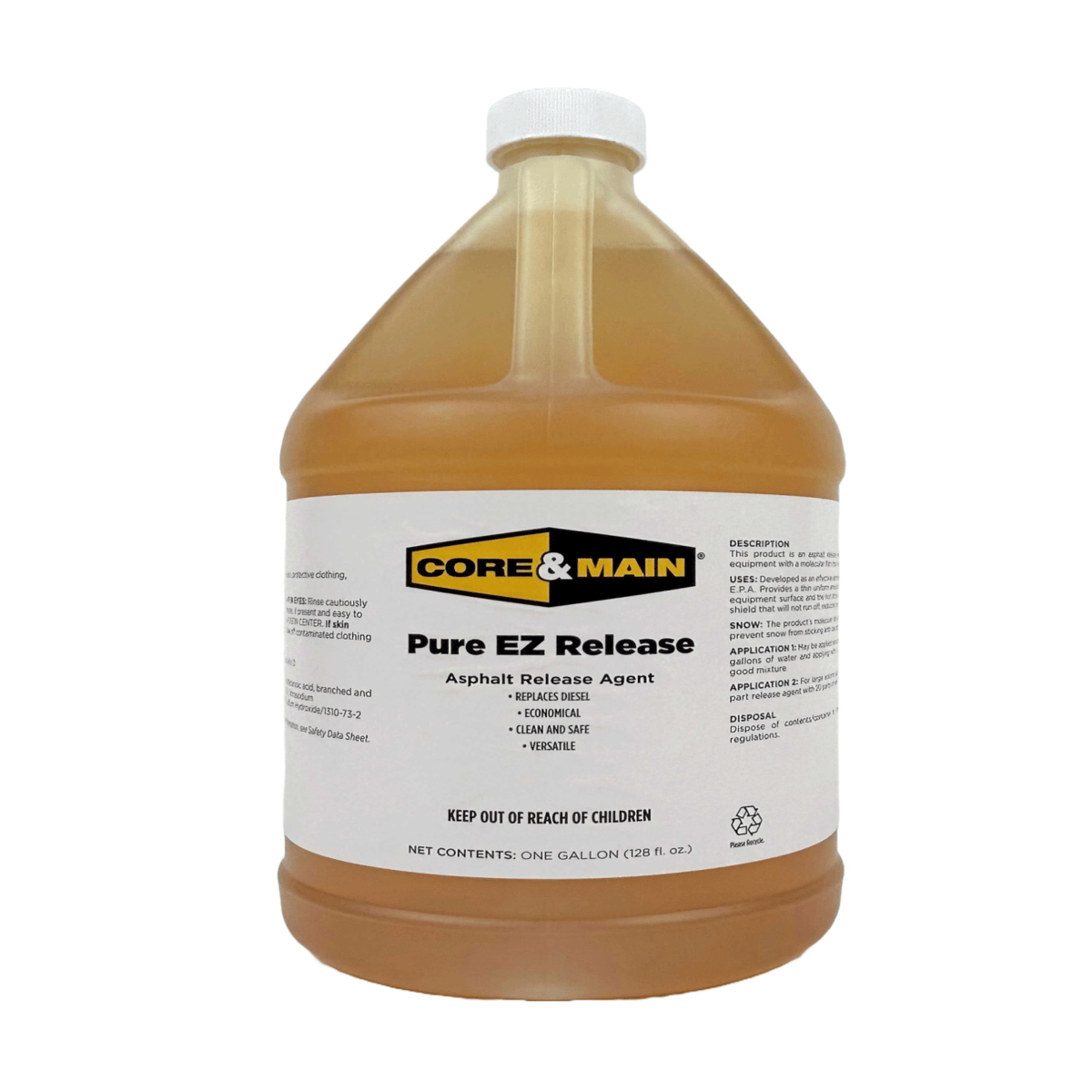 Core & Main Pure EZ Release, Asphalt Release Agent, 1 Gallon, 4/Pack