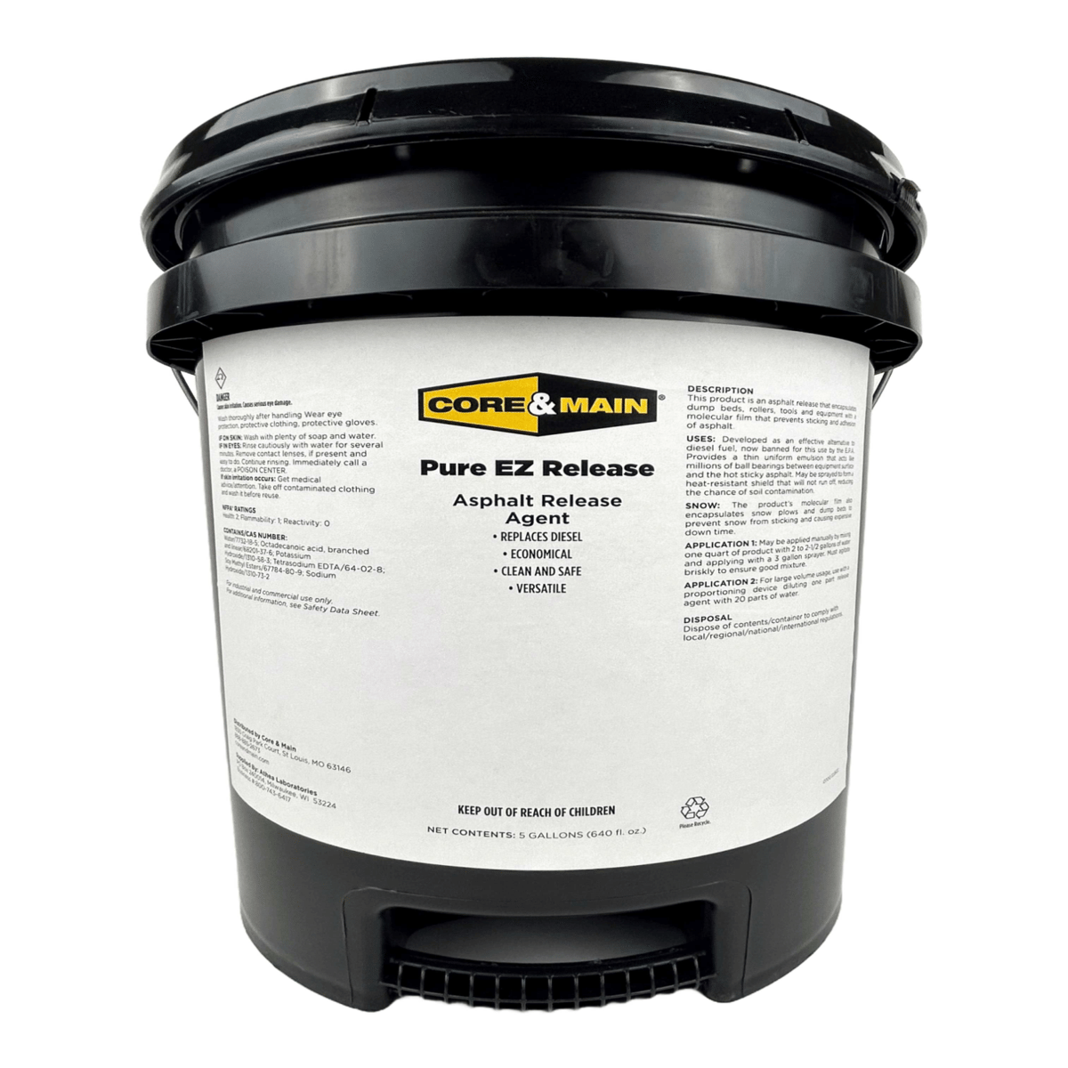 Core & Main Pure EZ Release, Asphalt Release Agent, 5 Gallon