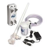 FTI EFV40/S6 12V Rechargeable Battery Motor with 12V Charger and UHMWPE Hose Drum Pump Kit, 111625