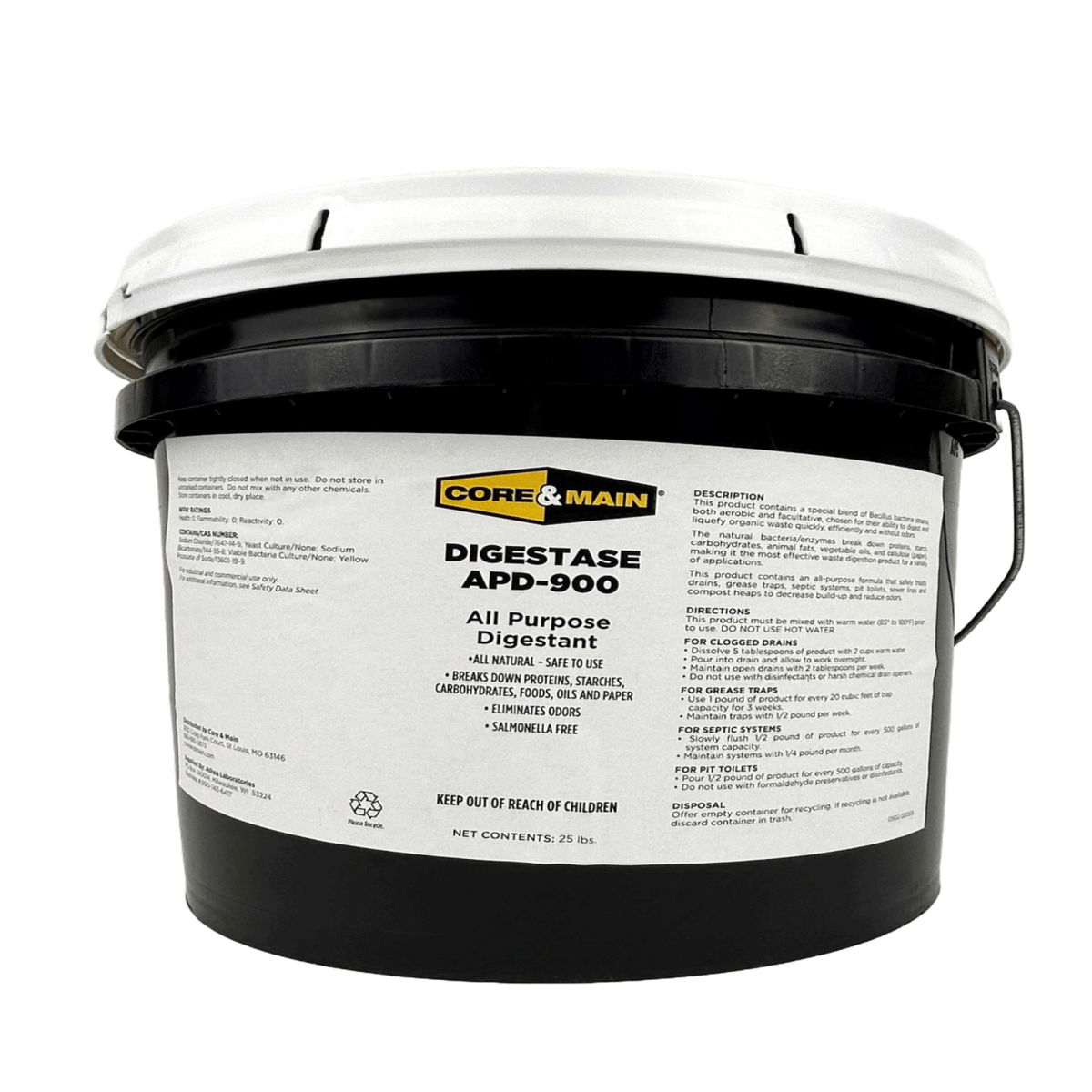 Core & Main Digestase APD 900, 25 lb Pail
