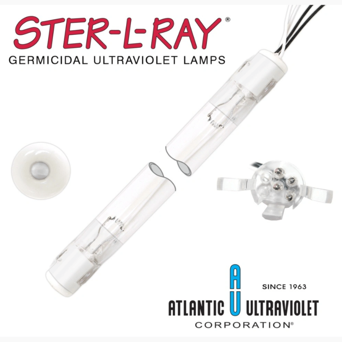 Atlantic Ultraviolet Ster-L-Ray® Replacement UV Lamp for Wedeco UV Technologies XLR5