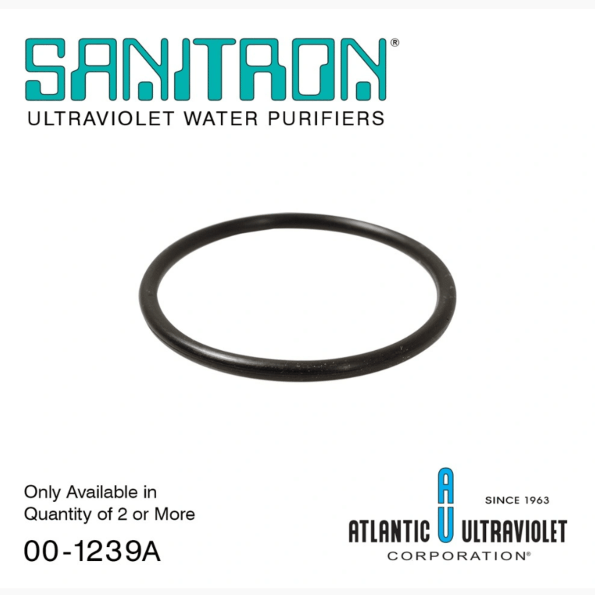 Atlantic Ultraviolet Promate™ O-Ring w/ 48mm Quartz Sleeve Seal 00-1239A