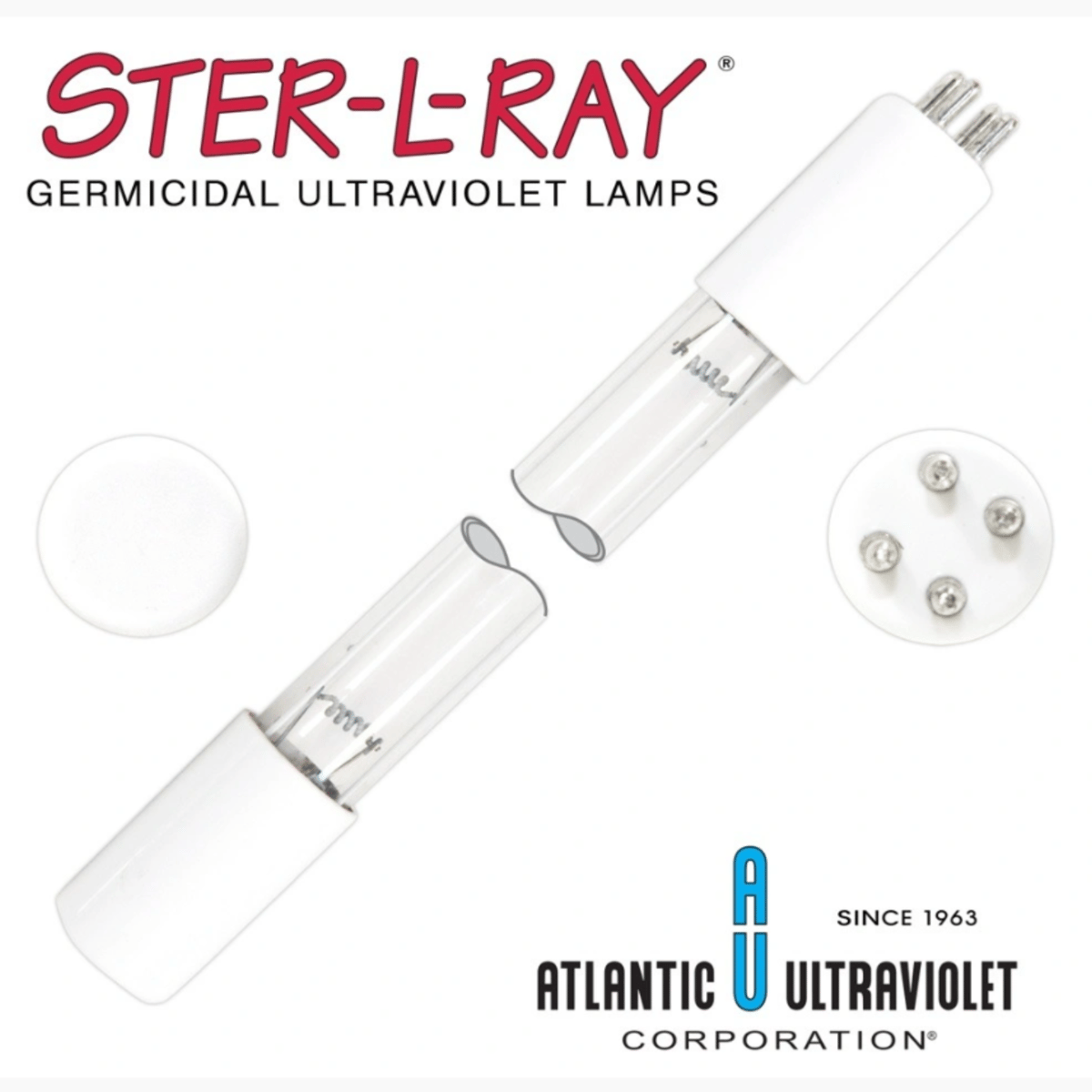 Atlantic Ultraviolet Ster-L-Ray® Replacement UV Lamp for Enaqua 1186/Glasco L-020760