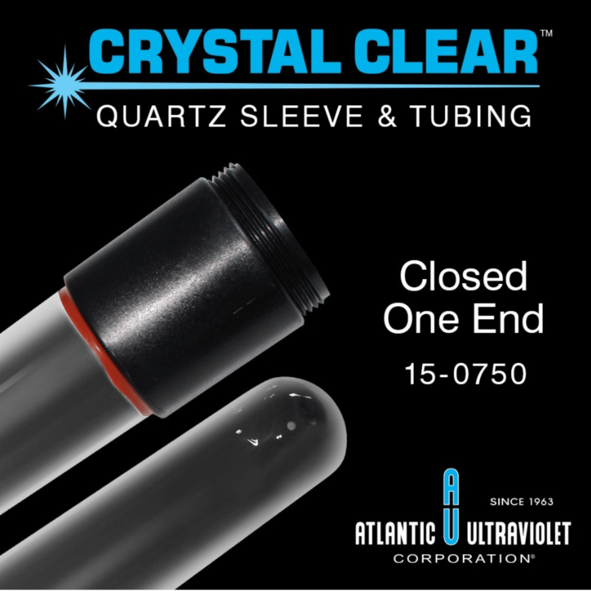 Atlantic Ultraviolet Crystal Clear™ Quartz Sleeve for Trojan UV4000 (441143-028)