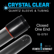 Atlantic Ultraviolet Crystal Clear™ Quartz Sleeve for Trojan UV4000 (441143-024)