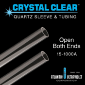 Atlantic Ultraviolet Crystal Clear™ Quartz Sleeve for MEGATRON® M50/M90/M150/M250