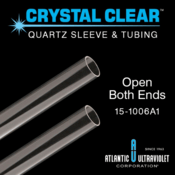 Atlantic Ultraviolet Crystal Clear™ Quartz Sleeve for MINIPURE® MIN-1 & MIN-12