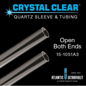Atlantic Ultraviolet Crystal Clear™ Quartz Sleeve for SANITRON® S23A/S23