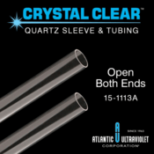 Atlantic Ultraviolet Crystal Clear™ Quartz Sleeve for MightyPURE® MP36, MP36A, MP36B, & MP36C