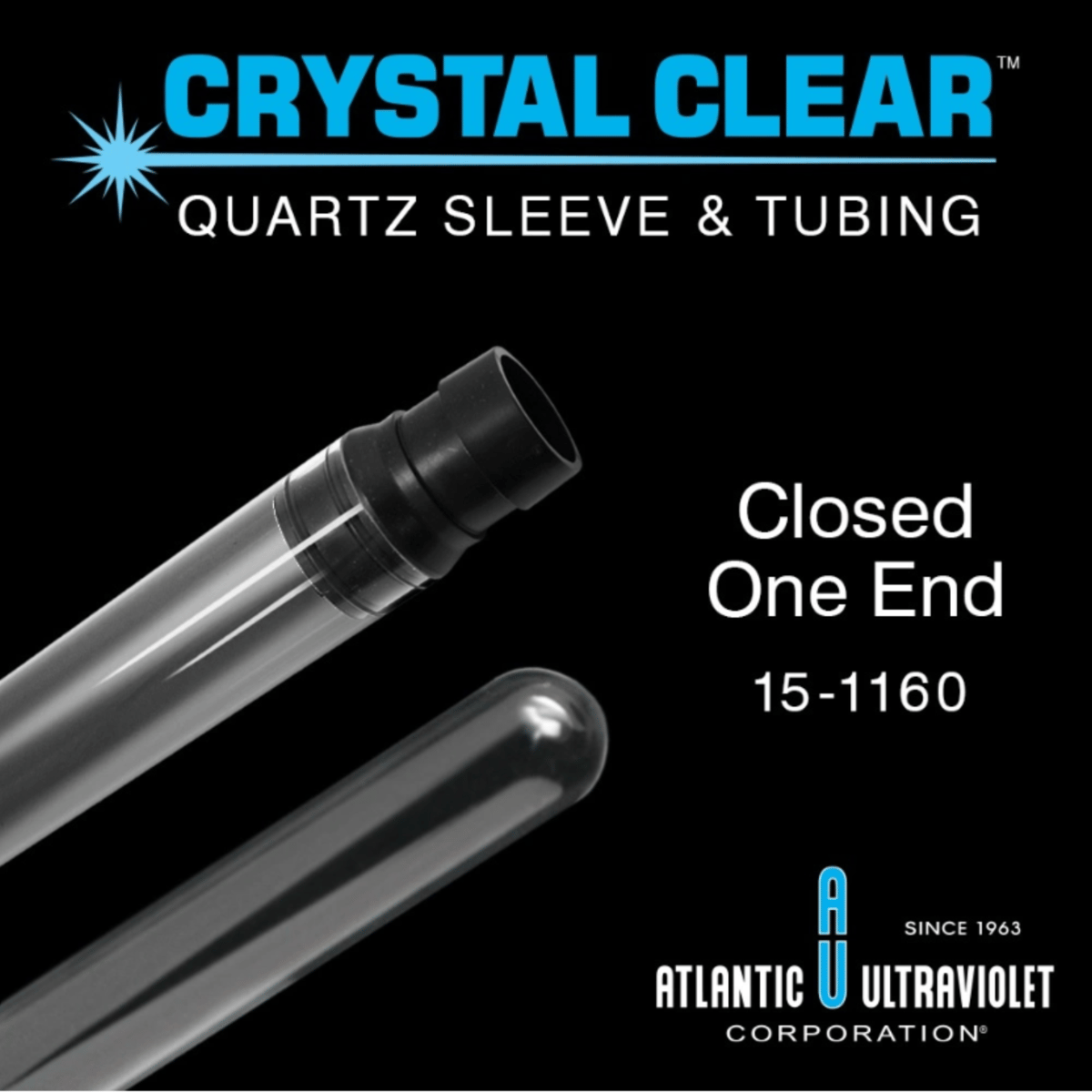 Atlantic Ultraviolet Crystal Clear™ Quartz Sleeve for Wedeco 37913 K Series