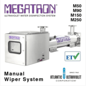 Atlantic Ultraviolet Megatron® Ultraviolet Water Purifier M150 120v Manual Wiper