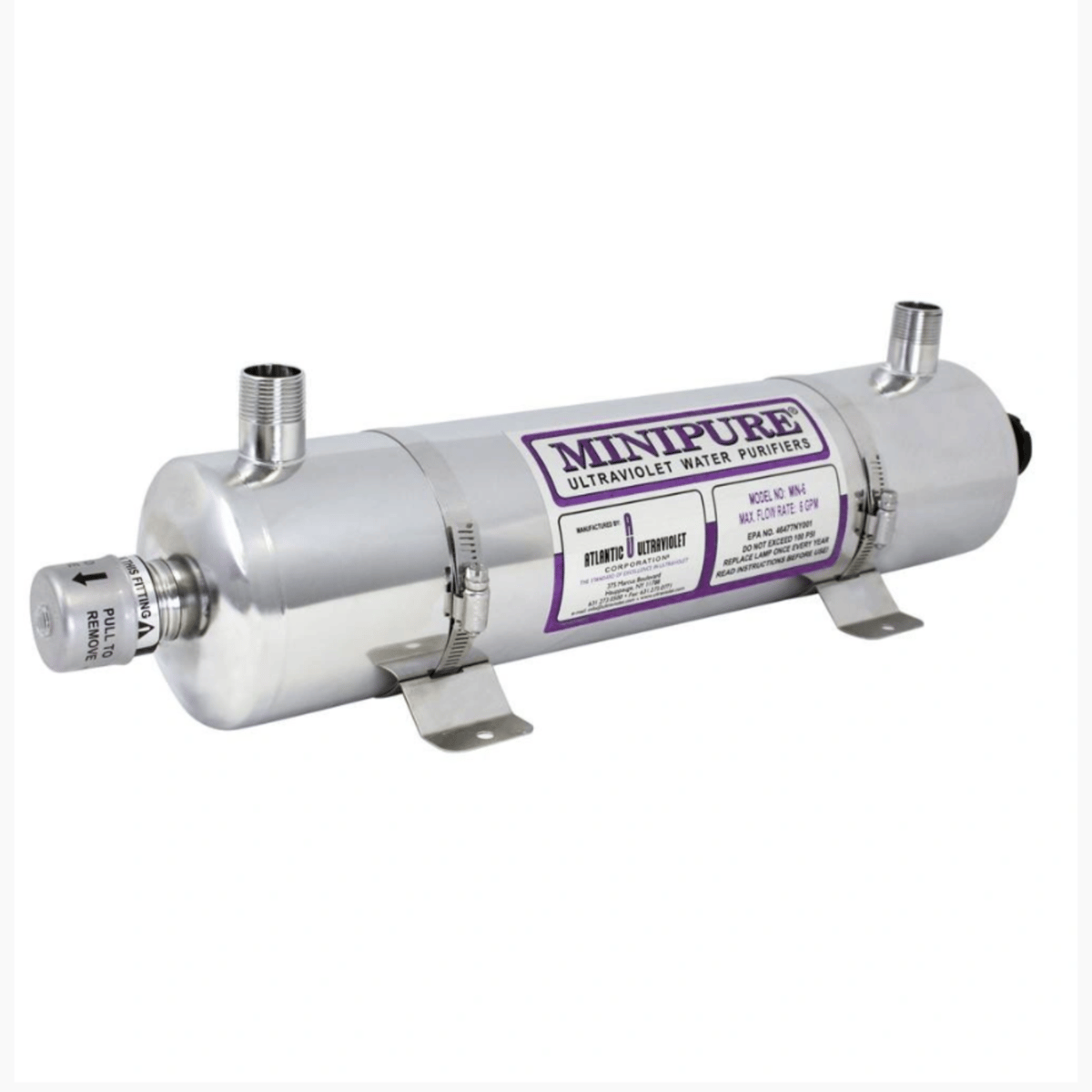 Atlantic Ultraviolet Minipure® Ultraviolet Water Purifier MIN-9, 9 gpm, 120v, 25-1915