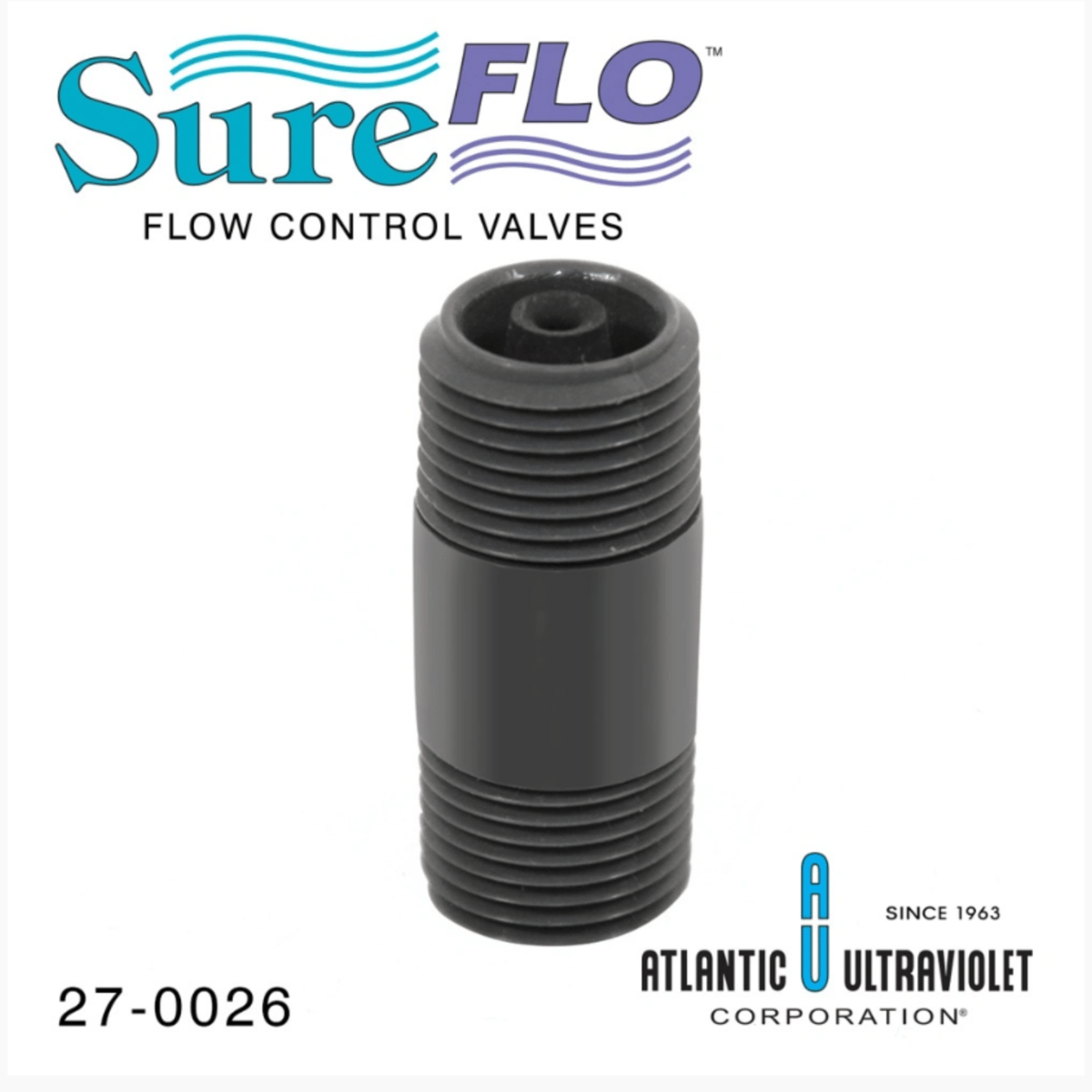Atlantic Ultraviolet 1/2" NPT SureFLO™ Flow Control Valve, 1.4 GPM, 27-0026