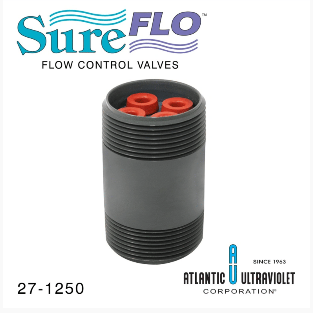 Atlantic Ultraviolet 2" NPT SureFLO™ Flow Control Valve, 40 GPM, 27-1250