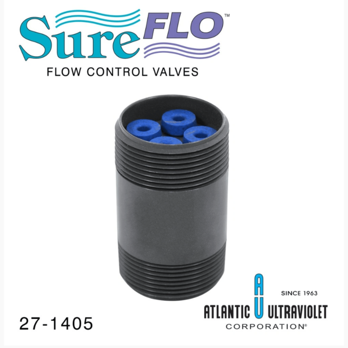 Atlantic Ultraviolet 1-1/2" NPT SureFLO™ Flow Control Valve, 20 GPM, 27-1405