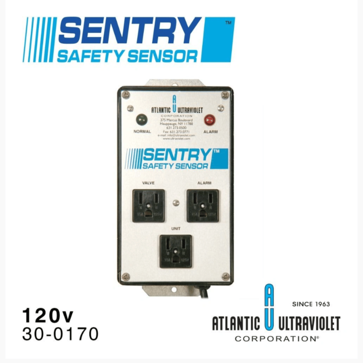 Atlantic Ultraviolet Sentry™ Safety Sensor for Sanitron® S2400C