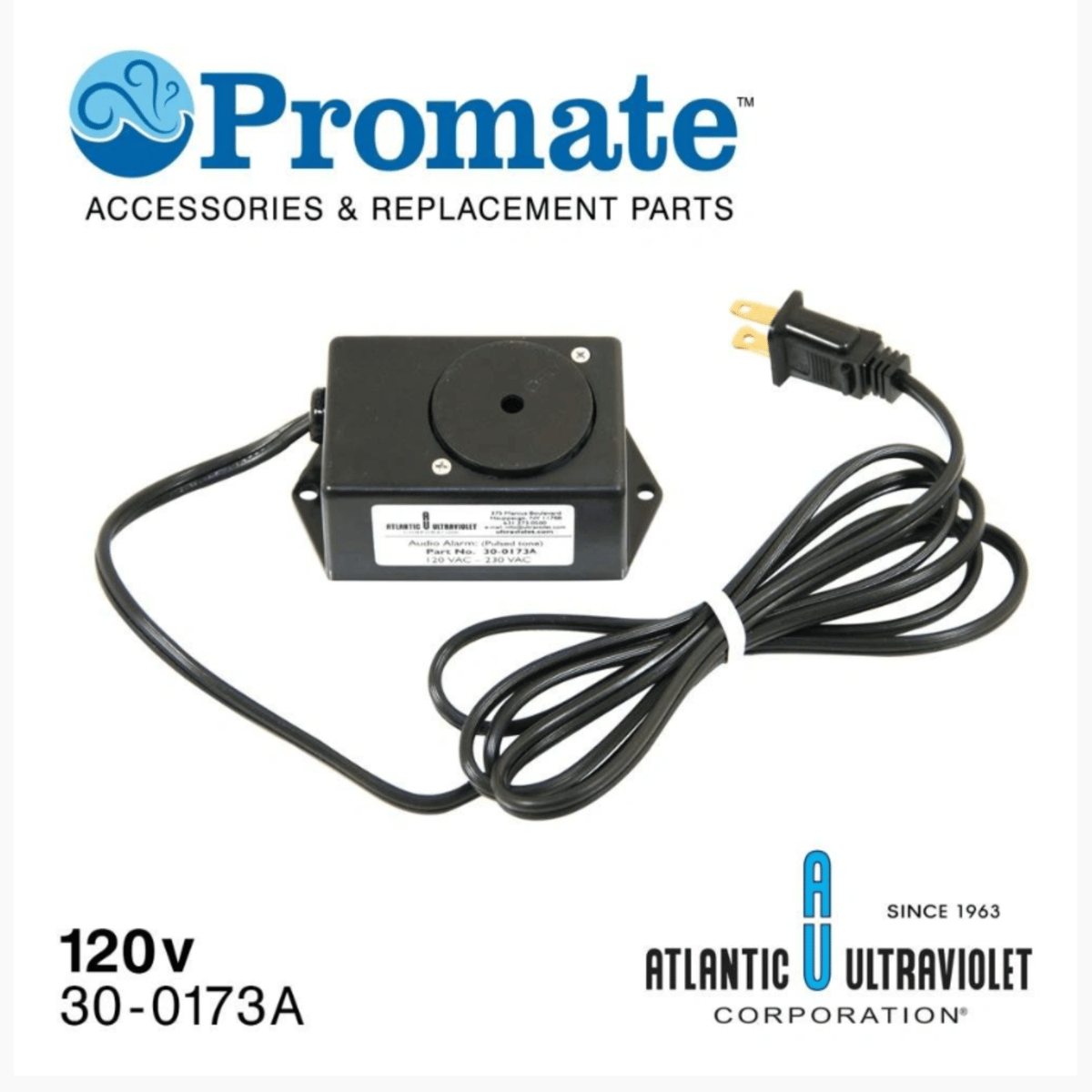Atlantic Ultraviolet Promate™ Audio Alarm for Use with Analog Guardian Monitor, 30-0173A