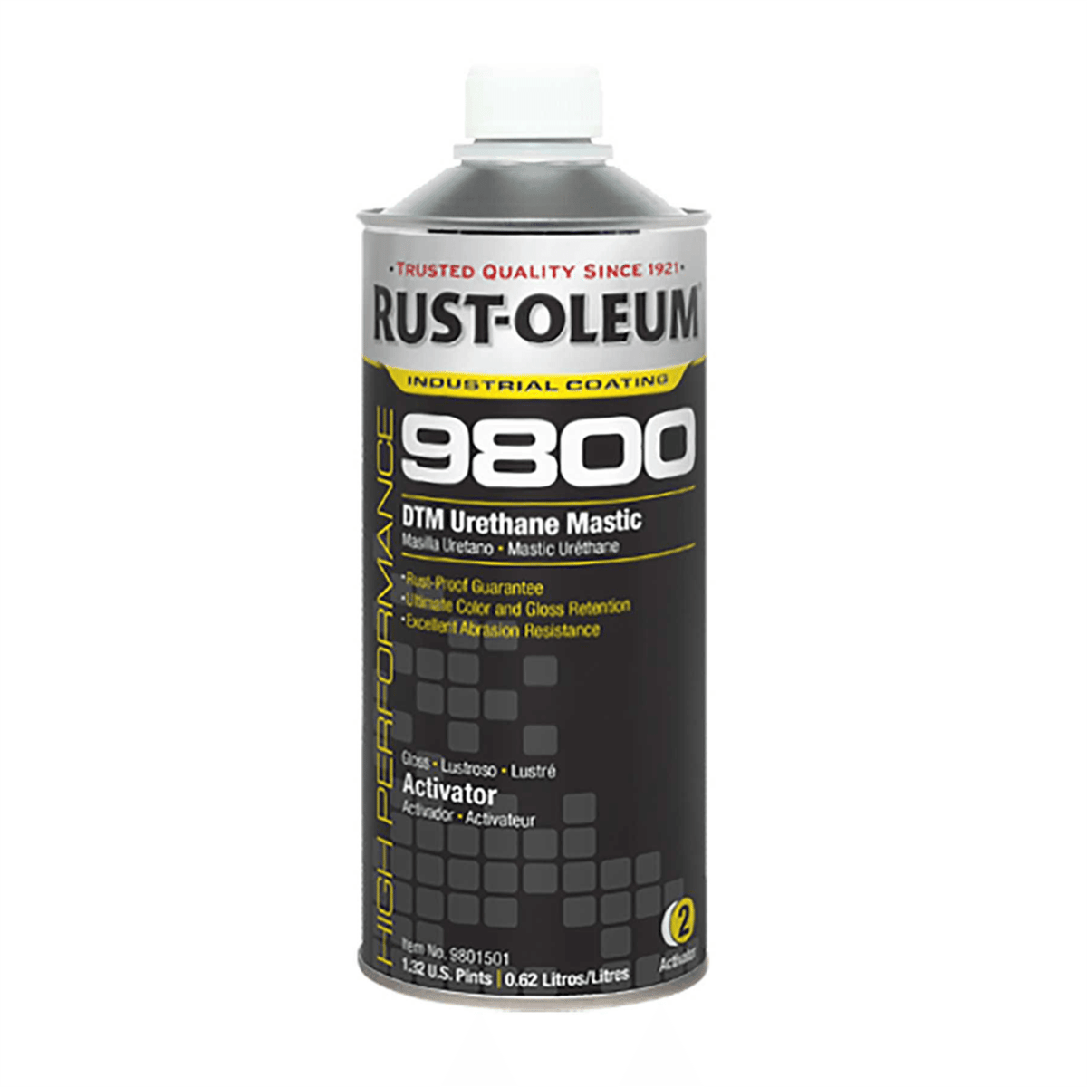 Rust-Oleum® 9800 System DTM Urethane Mastic Activator, 1 Gallon 9801501