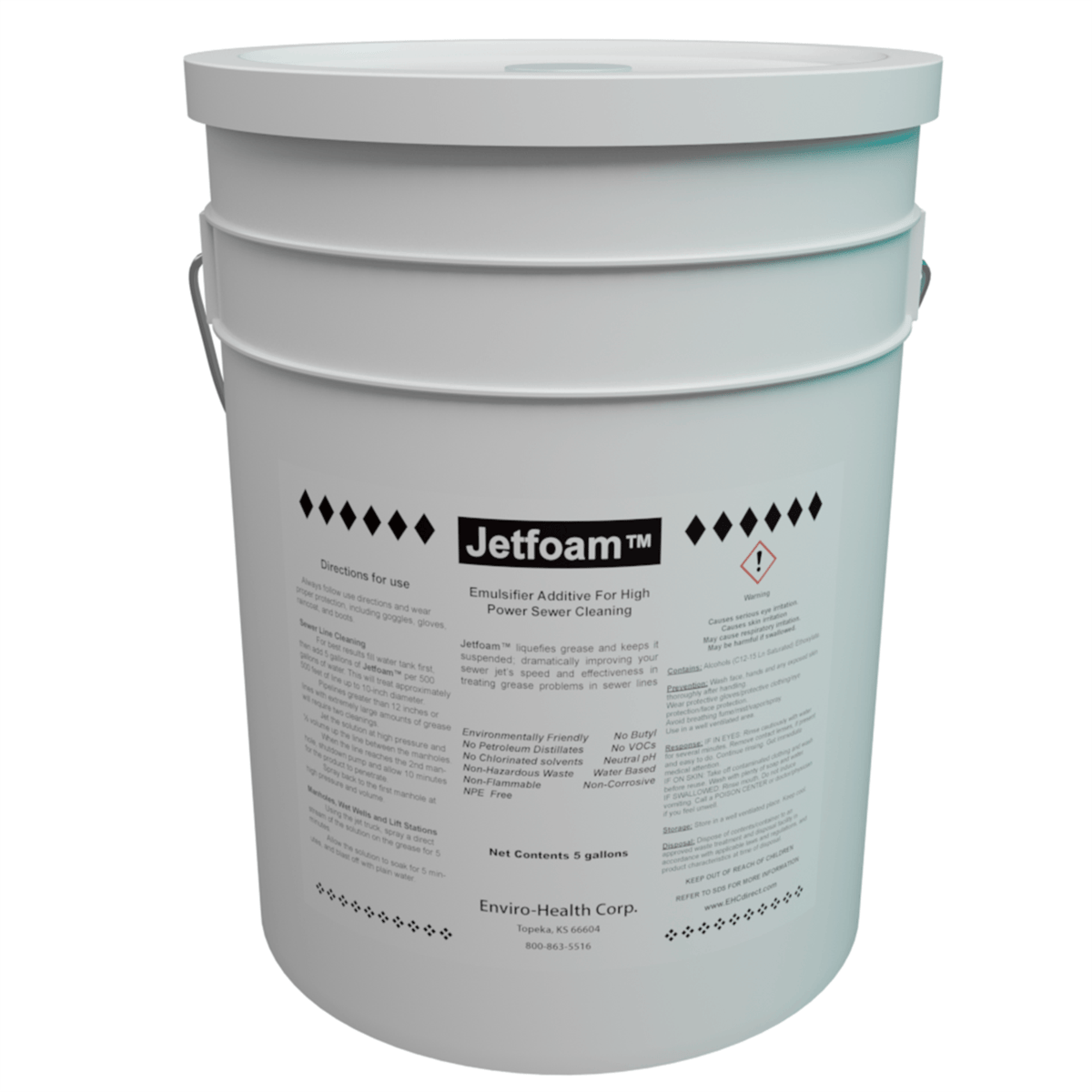 Jetfoam™ Degreaser, Lemon, 5 Gallon