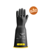 ActivArmr Electrical Insulating Gloves Class 2, Black Coating, Yellow Liner, Bell Cuff, Size XL