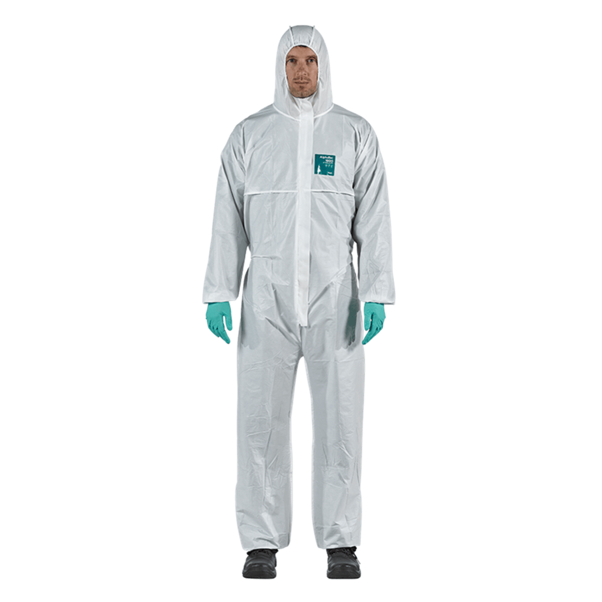 AlphaTec 1800 Model 111 Standard-Bound Hooded Suit, Size 3XL