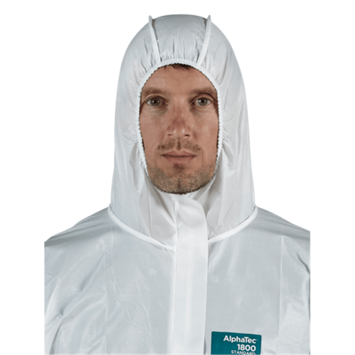 AlphaTec 1800 Model 111 Standard-Bound Hooded Suit, Size S