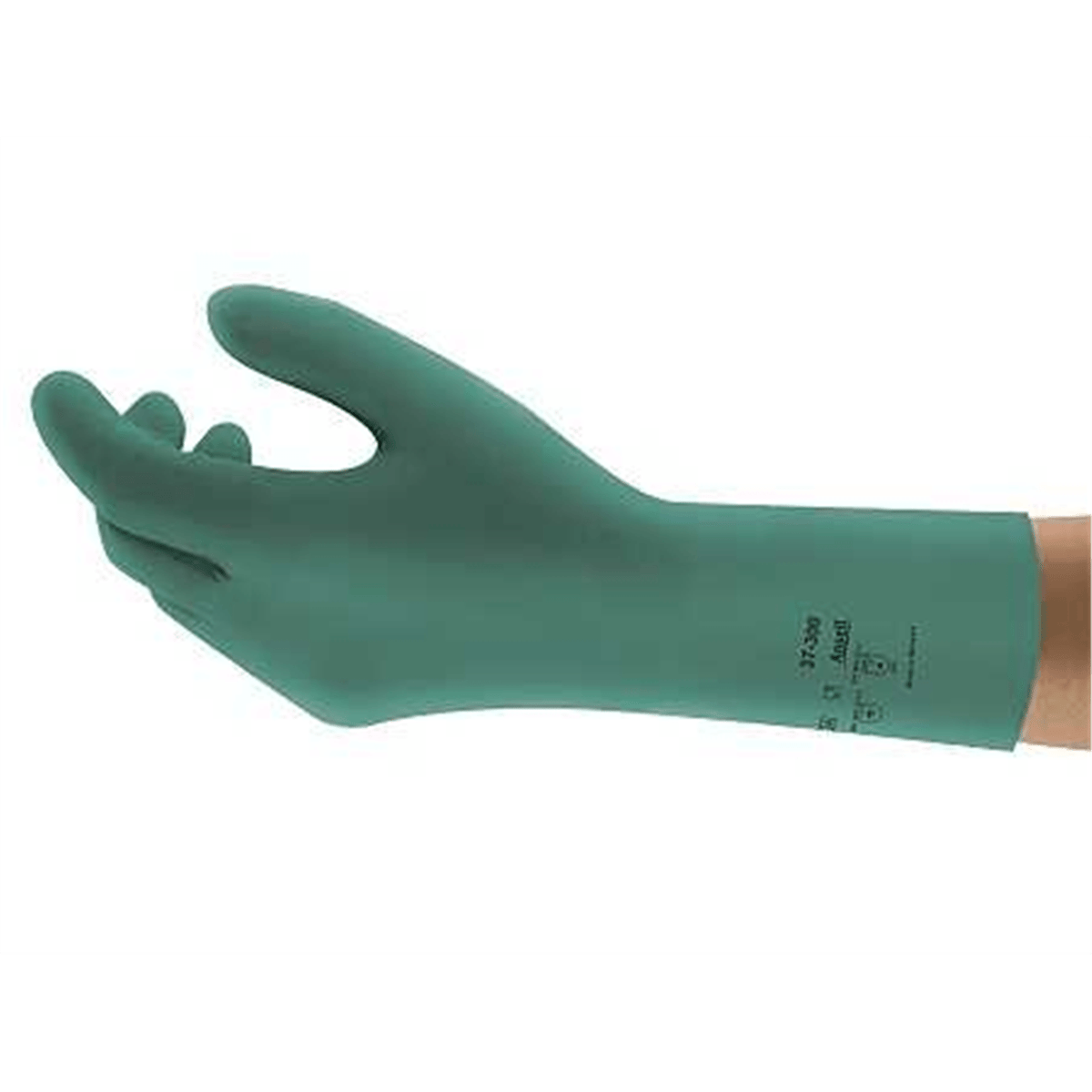 AlphaTec 37-300 Light-Duty Chemical Protection Gloves, Size S