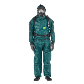 AlphaTec 4000 Model 151 Rear-Entry Level-B Suit with Neoprene Face Seal, Size S