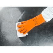 AlphaTec 87-208 Heavy-Duty Chemical-Resistant Gloves, Size S