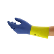AlphaTec 87-224 Heavyweight Chemical Protection Glove, Double-Dipped, Size S