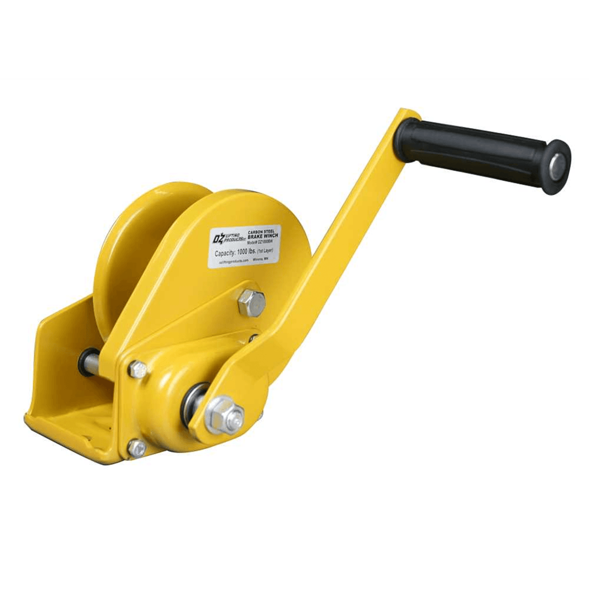 Oz Lifting 1000 lbs. Carbon Steel Brake Winch OZ1000BW