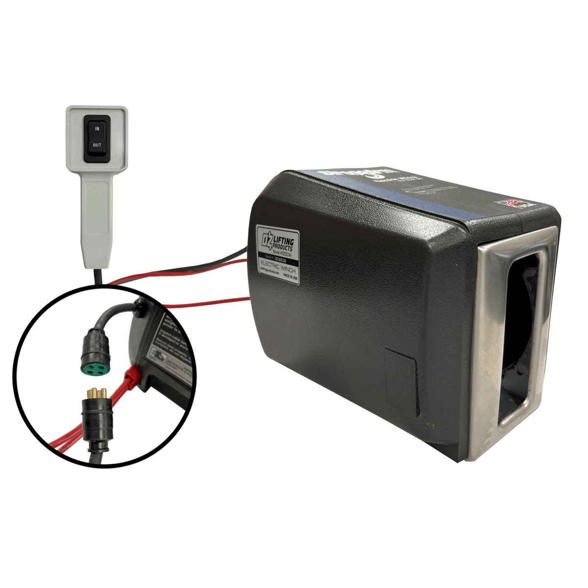 Oz Lifting Electric Winch 12V with Overload Protection OZDCW