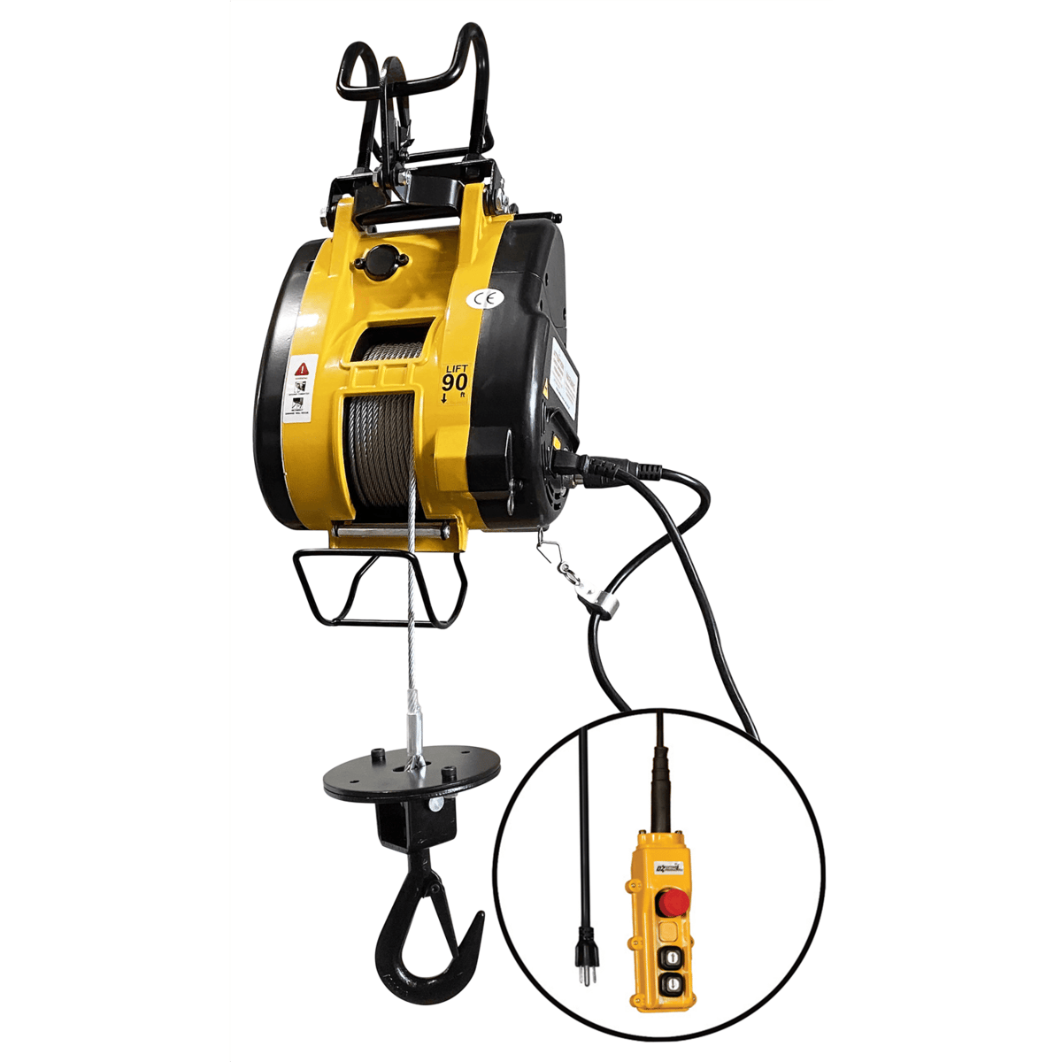 OZ Lifting 500 lbs. Electric Builders Hoist w/ 90' of Lift OBH500