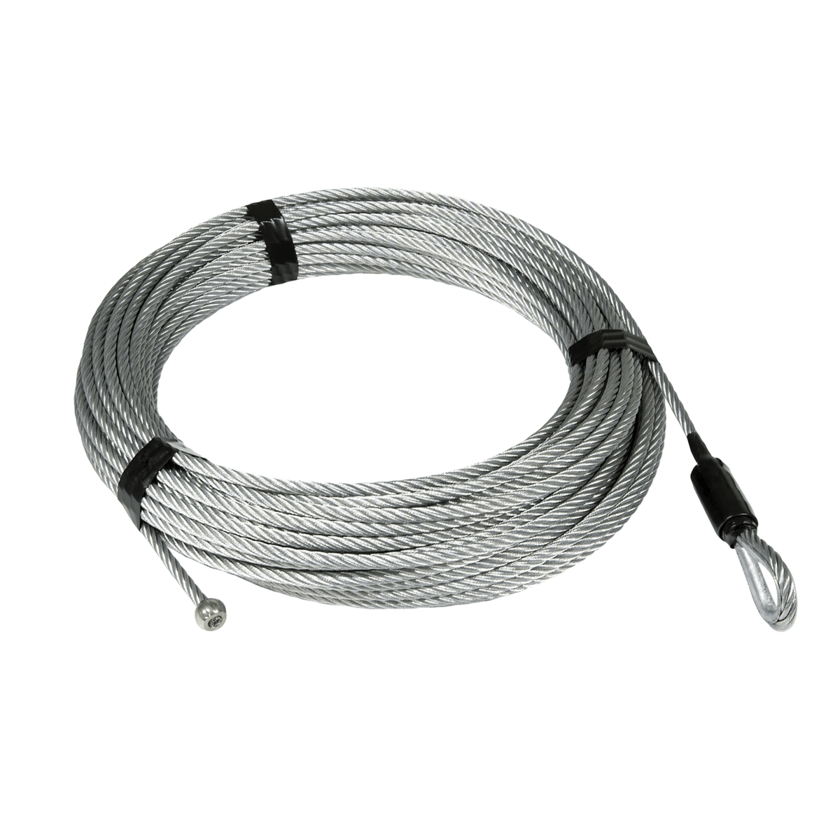 Oz Lifting Replacement 98' Galvanized Wire Rope For 1000 Lbs. Builders Hoist OBH1000-85