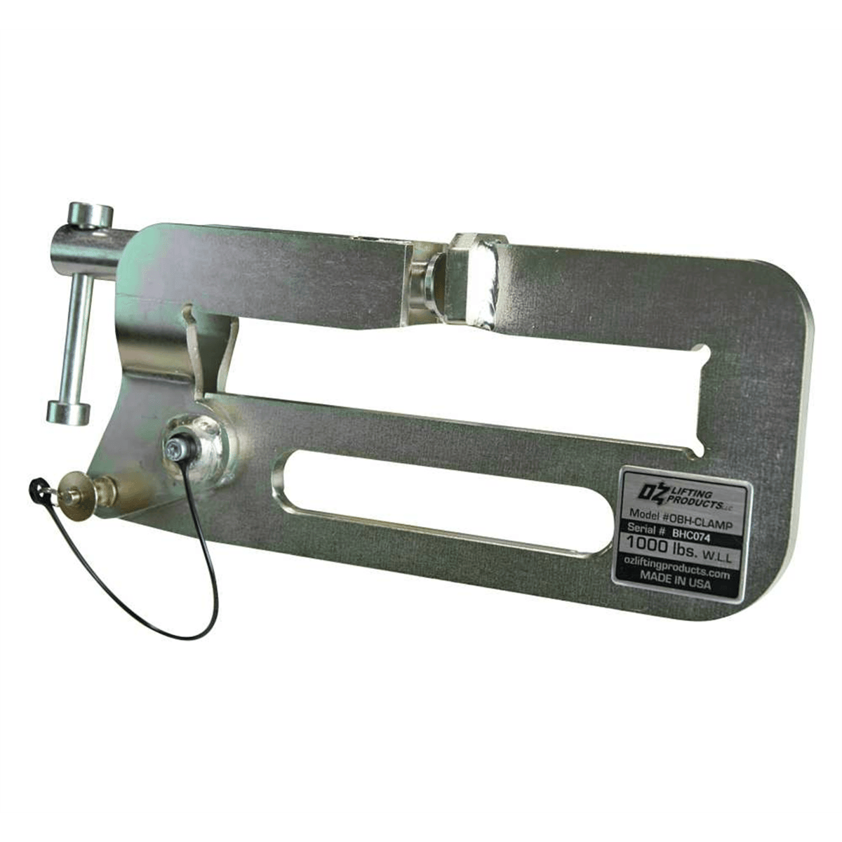 Oz Lifting Builder's Hoist Beam Clamp, Made in USA OBH-CLAMP