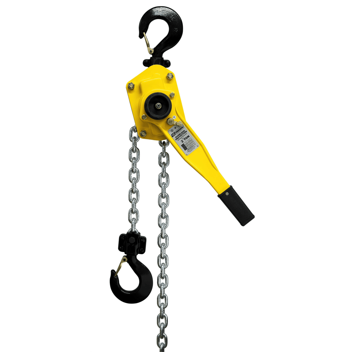 Oz Lifting 3 T Premium Lever Hoist 5' Lift w/ Overload Protection OZ300-5LHOP