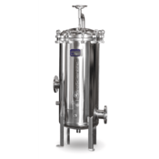 HydroScientific Swing Bolt 170 Jumbo Filter Housing, 4 Filter Capacity, 6" Flange, 316SS