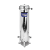HydroScientific Band Clamp 90 Jumbo Filter Housing, Fits 19-1/2" Jumbo Cartridges, 2" FNPT, 316 SS