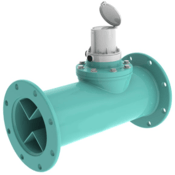 McCrometer 12" Water Specialties Propeller Meter, Flow Total & Flow Rate, 4-20mA Output MLE12A12A