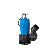 Tsurumi High-Flow Submersible Trash Pump, Manual, 115VAC, 1 HP, 3 Inch MNPT, 140 GPM, HS3.75SL