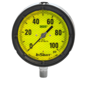 WIKA 233.34 Pressure Gauge, SS, Thermoplastic Case, 4-1/2", 1/4"NPT, Liquid Filled, 0-160 PSI