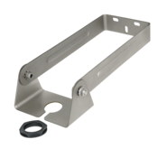 Flowline LM50-3S22 Mounting Bracket, Long (10"), Side or Top Wall, 316 SS, 1" NPT lock nut
