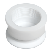 Flowline LM52-1880 Open adapter for converting 2 inch tri-clamp to 1.5 inch NPT, 316 SS