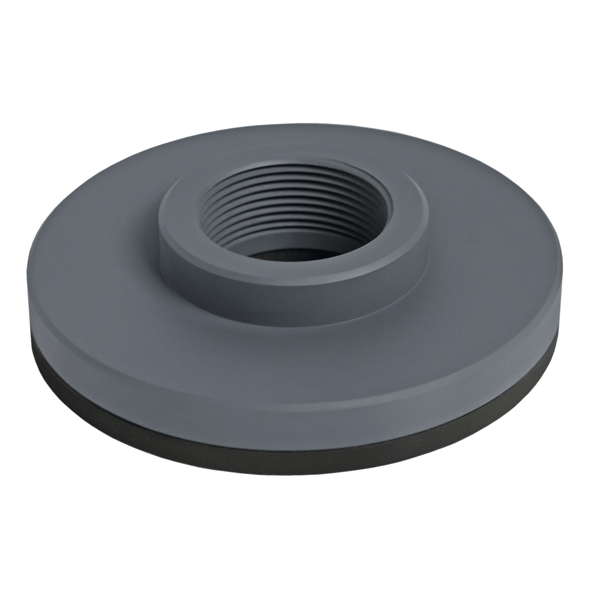 Flowline LM53-4855 Adhesive tank top fitting for mounting 1.5 inch NPT without cutting hole, PVC